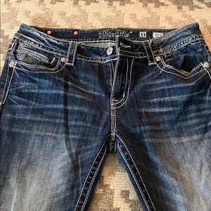 Miss Me Dark Blue Boot Cut Jeans 33x28